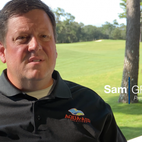 Sam Green shares message on turf industry and AQUA-AID Solutions
